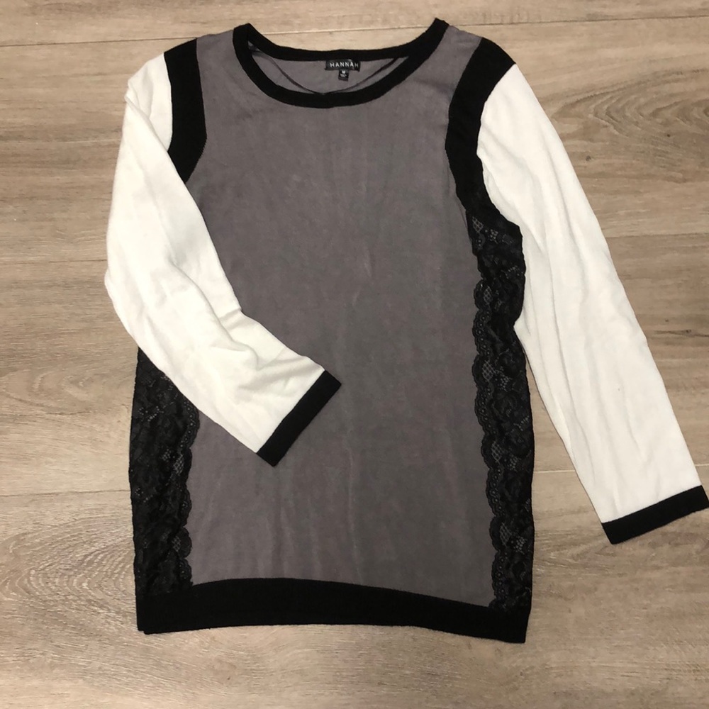 Hannah 3/4 sleeve sweater